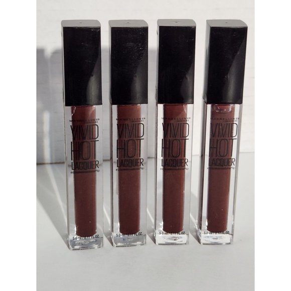 Maybelline RETRO #74 Vivid Hot Lacquer Lip Gloss - 4 pk - Picture 1 of 4